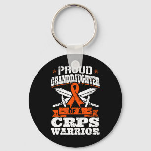 Proud Granddaughter Of A Crps Warrior Rsd Awarenes Keychain