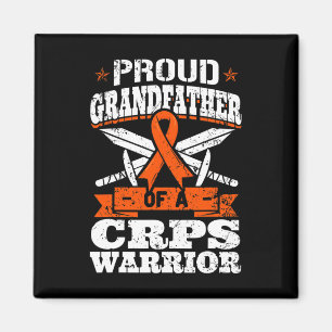 Proud Grandfather Of A Crps Warrior Rsd Awareness Magnet
