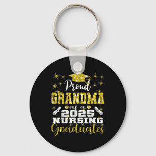 Proud Grandma Cl Of 2025 Nursing Graduate Nurse Keychain