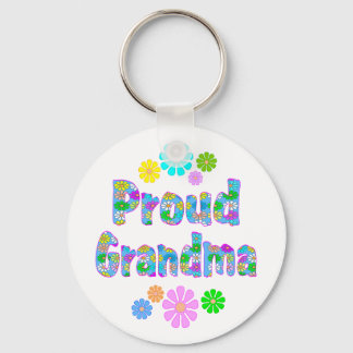 Proud Grandma Keychain