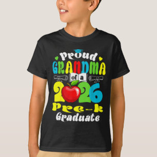 Proud grandma of 2026 pre-k graduate mothers day T-Shirt