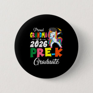 Proud grandma of 2026 pre-k graduate mothers dayPr 2 Inch Round Button
