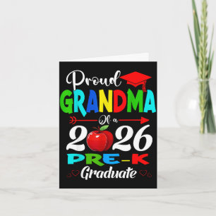 Proud grandma of 2026 pre-k graduate mothers dayPr Card