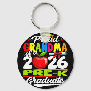 Proud grandma of 2026 pre-k graduate mothers dayPr Keychain