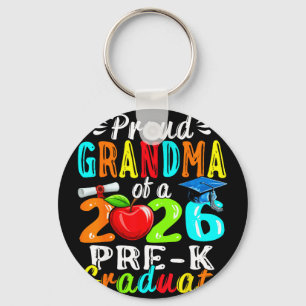 Proud grandma of 2026 pre-k graduate mothers dayPr Keychain
