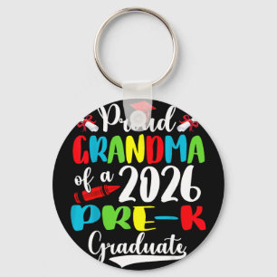 Proud grandma of 2026 pre-k graduate mothers dayPr Keychain