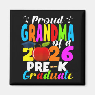 Proud grandma of 2026 pre-k graduate mothers dayPr Magnet
