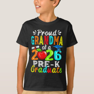 Proud grandma of 2026 pre-k graduate mothers dayPr T-Shirt