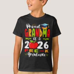 Proud grandma of 2026 pre-k graduate mothers dayPr T-Shirt