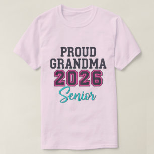 Proud Grandma of a 2026 Football Senior Class T-Shirt
