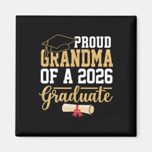 Proud Grandma Of A 2026 Graduate Senior Cl Of 2026 Magnet