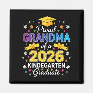 Proud Grandma Of A 2026 Kindergarten Graduate Magnet