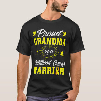Proud Grandma Of A Childhood Cancer Warrior Awaren T-Shirt