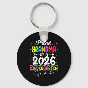 Proud grandma of a class of 2026 kindergarten keychain