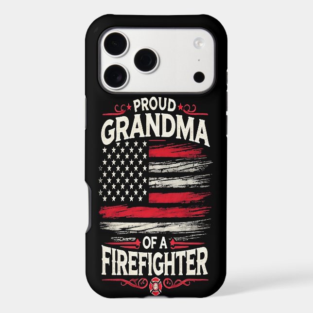 Proud Grandma of a Firefighter (Back)