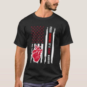 Proud Grandma Of A He Warrior Chd Awareness T-Shirt