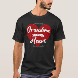 Proud Grandma Of A Heart Warrior CHD Surgery Trans T-Shirt