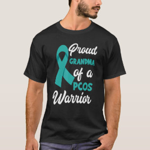 Proud Grandma Of A PCOS Warrior PCOS Awareness T-Shirt