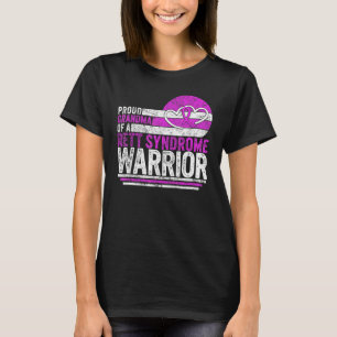 Proud Grandma Of A Rett Syndrome Warrior Awareness T-Shirt