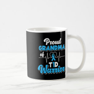 Proud Grandma Of A T1d Warrior Diabetic Diabetes A Coffee Mug