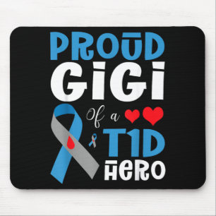 Proud Grandma Of A T1d Warrior Type 1 Diabetes Mouse Pad
