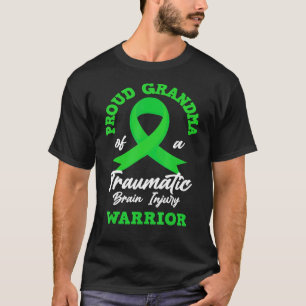 Proud Grandma Of A Warrior Traumatic Brain Injury T-Shirt