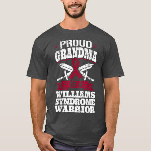 Proud Grandma Of A Williams Syndrome Warrior Aware T-Shirt