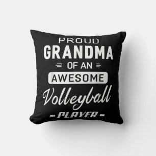 Proud Grandma Of An Awesome Volleyball Player Throw Pillow