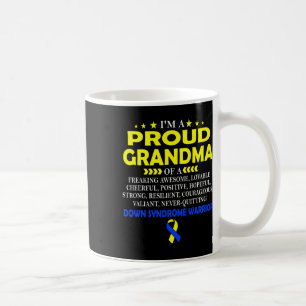 Proud Grandma Of Down Syndrome Warrior T Coffee Mug