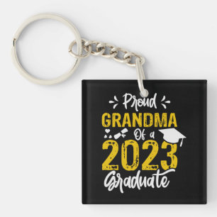 Proud Grandma Of Graduate 2023 Keychain