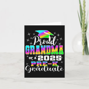 Proud Grandma Of Pre K School Graduate 2025 Gradua Card