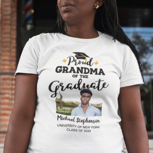 Proud Grandma of the graduate photo name T-Shirt