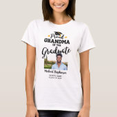 Proud Grandma of the graduate photo name T-Shirt (Front)