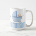 Proud Grandma of Twin Boys Baby Blue Carriage Coffee Mug<br><div class="desc">A double dose of coffee goes to the proud grandma of twins!  Makes a great gift for grandparents!  And the text can be customized to suit your needs.</div>