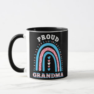Proud Grandma Transgender Boho Rainbow Mug