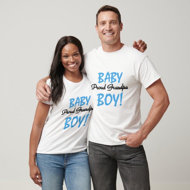 Proud Grandpa Baby Boy Tshirts and Gifts (Unisex)