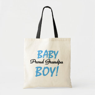 Proud Grandpa Baby Boy Tshirts and Gifts Tote Bag