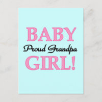 Proud Grandpa Baby Girl T-shirts and Gifts
