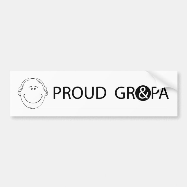 Proud Grandpa_Bumper Sticker (Front)