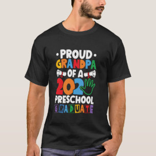 Proud Grandpa Class of 2025 Preschool Graduate Gra T-Shirt
