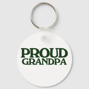 Proud Grandpa Keychain