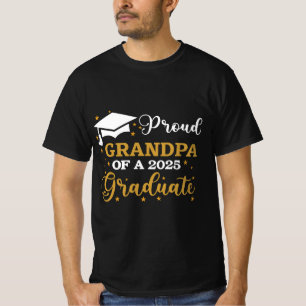 Proud Grandpa Of A 2025 Graduate Class Of 2025 T-Shirt