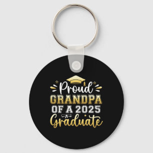 Proud Grandpa Of A 2025 Graduate Senior Graduation Keychain