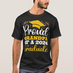 Proud Grandpa Of A 2026 Personalized Graduation T-Shirt