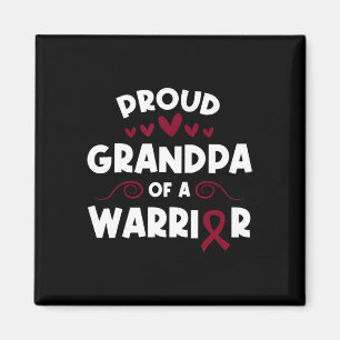 Proud Grandpa Of A Sickle Cell Warrior Sickle Cell Magnet