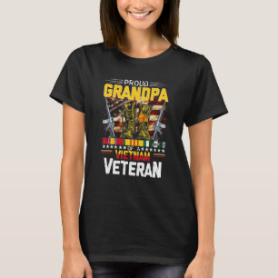 Proud Grandpa Of A Vietnam Veteran Vietnam War Vet T-Shirt