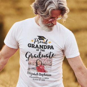 Proud Grandpa of the graduate photo name T-Shirt