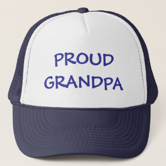 PROUD GRANDPA TRUCKER HAT