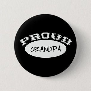 Proud Grandpa (White) 2 Inch Round Button
