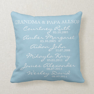 Proud Grandparent's Pillow